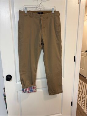Men's Straight Chinos - Khaki